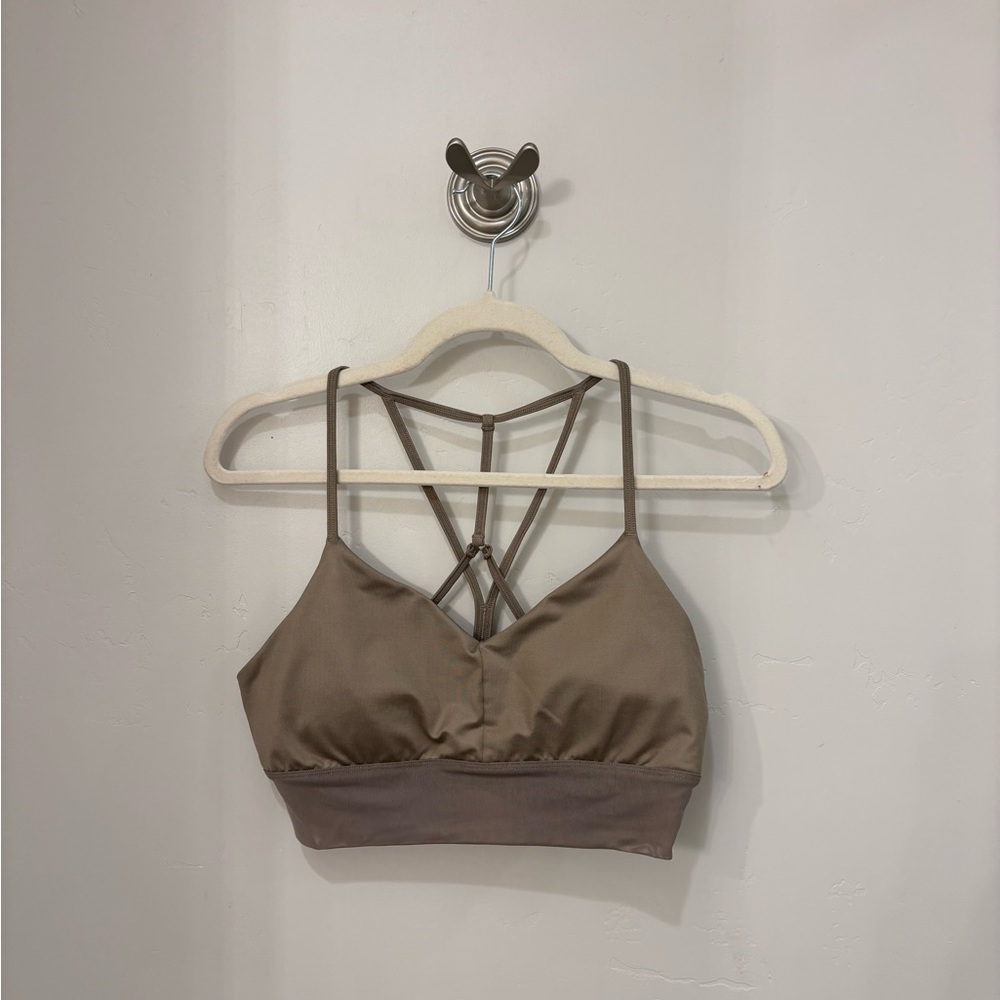 Alo Beige Strappy Bralette